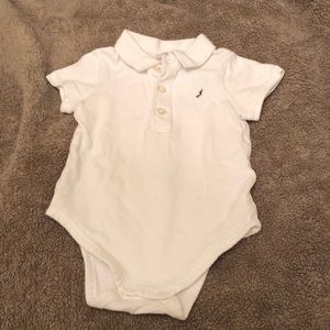 Jacadi collared polo onesie